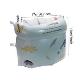 Penta Angel Swim Arm Floats 2Pcs PVC Inflatable Arm Band Flotation Sleeves Tubes Blow Up Water Rings for Women Men Summer Outdoor Swimming Pool Beach Party (Dinosaur)