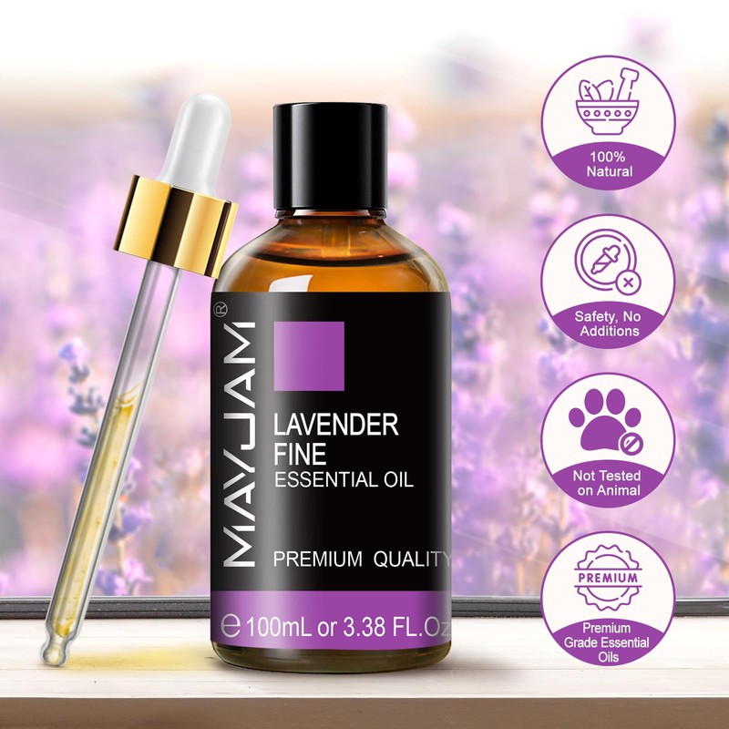 MAYJAM Genuine Lavender Oil Aroma Oil Lavender Essential Oil Natural