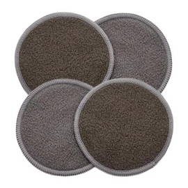 Set 4 Toallas Desmaquillantes Facial Reutilizable Ecológicas Laavable Reutilizable para Skincare, Limpiadora de Maquillaje Almohadillas de Algodón Toalla de Cara