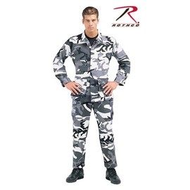 Camouflage Military BDU Pants, Army Cargo Fatigues (City Camouflage, Size 3X-Large)