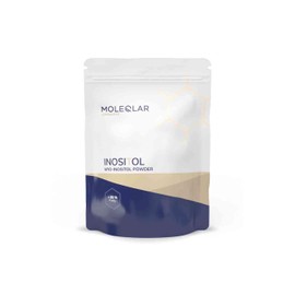 MoleQlar Myo-Inositol Pulver 300 Gramm - Zertifiziertes und reines Inositol mit stabilem Stoffgehalt - 5 Gramm pro Portion - Vorrat für 60 Tage