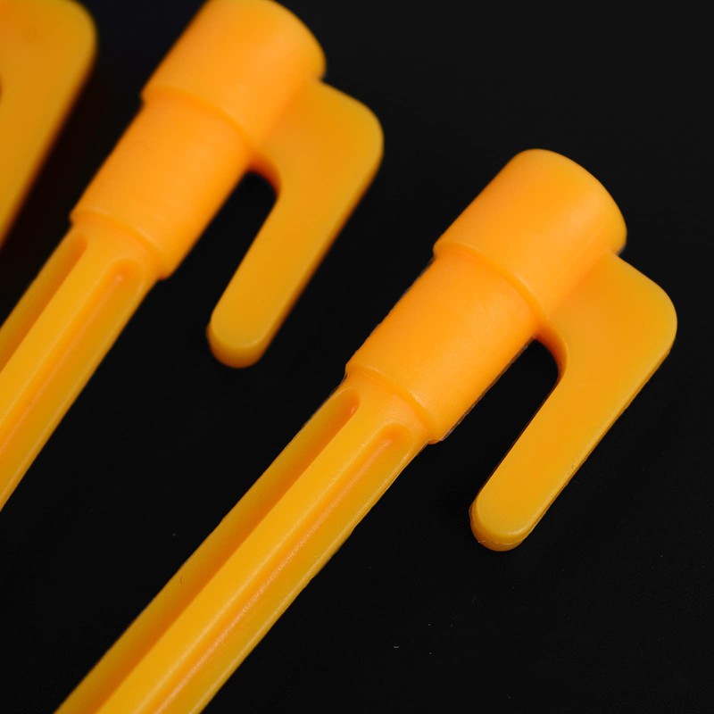 60 x Heavy Duty Plastic Garden Pegs Awning Camping Pegs