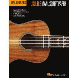 Hal Leonard Ukulele Manuscript Paper Uke: Includes Standard Notation and Tablature