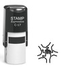stampexpression - Friendship Hands Self Inking Rubber Stamp - Black