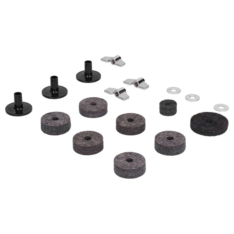 18PCS Cymbal Replacement Accessories HiHat Clutch Felt Cymbal Sleeves with