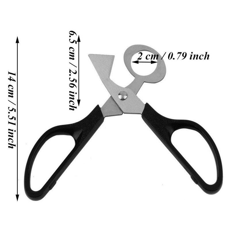 2 Pieces Quail Egg Scissors, Stainless Steel Quail Egg Scissors,