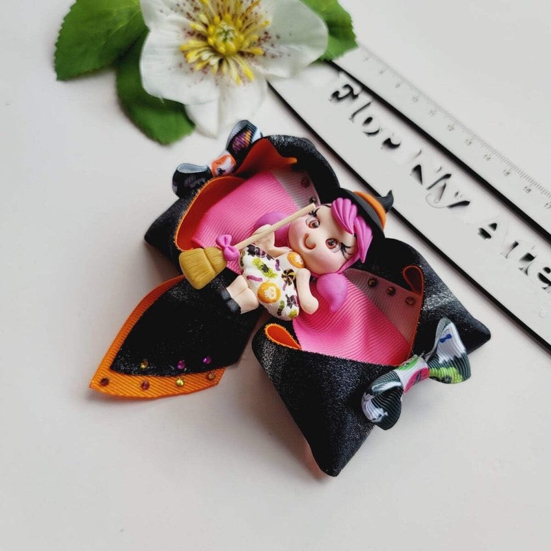 Witch Trixie Hair-Bow Without Clay Doll