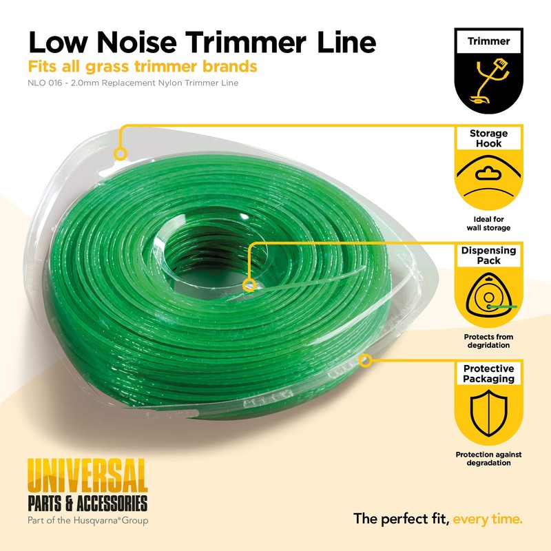 UNIVERSAL NLO016 Low Noise Trimmer Line For All Grass Trimmers