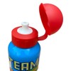 CARTOON Aluminium Drinking Bottle Sonic Bottle with Dummy for Children