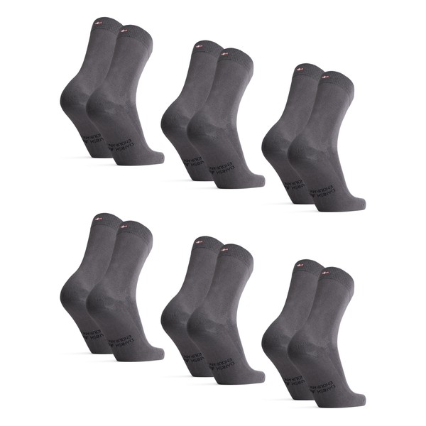 DANISH ENDURANCE Bamboo Dress Socks, Odor Resistant, Antibacterial Socks, Sweat