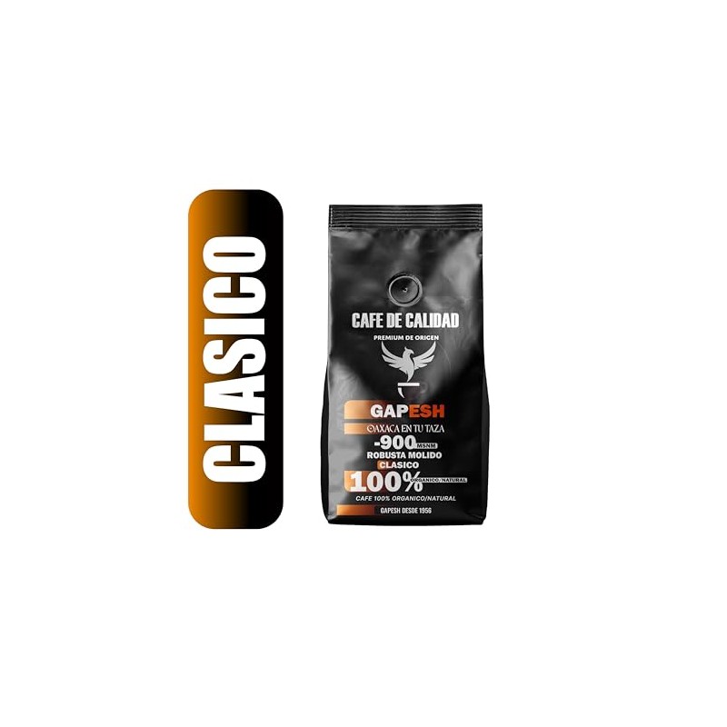 Cafe De Calidad Robusta De Oaxaca Sabor Intenso GAPESH 500g