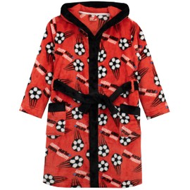 Harry Bear Boys Football Dressing Gown, red