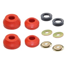 D-ETEGNIK Front Radius Arm Bushing Kit Pair LH RH for 1983-1997 Ford F150 F250 F350 Bronco Bronco II Explorer Ranger, Mazda B2300 B3000 B4000 Navajo | Replaces 101-4282 K8361