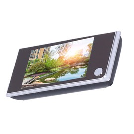 3.5inch LCD Screen Digital Door Viewer 120 Degree Angle Viewer Electric Video Doorbell Silver