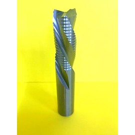 MOLZA TOOL CARBIDE 1/2" MEDIUM PITCH ROUGHER ROUTER LHS RHC WOODWORKING 3 FLUTE 1-1/4" LOC