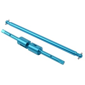 AFDHGS Aluminium Propeller Joint & Shaft Set for Tamiya TT-02 TT-02B 54501. 54502.Propeller Joint Shaft Accessories Upgrade Parts(Blue)