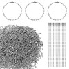 RAHHLIZS 300 Pcs 10cm Ball Bead Chains 3mm Ball Chain