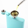 FYL Hip Flask for Liquor Matte Purple 8 Oz 18/8