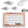 FullFun 1080PCS M2 M3 M4 Hex Socket Head Cap Screw
