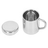 Stainless Steel Double Walled Mugs Shatterproof Warm Cold Use Tea