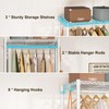 FUTASSI P3 Mini Rolling Clothes Rack, Clothing Racks for Hanging