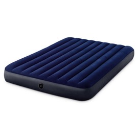 Intex 80 x 60 x 10 Inch Dura-Beam Fiber-Tech Vinyl Standard Downy Air Mattress with Plush Top and 2-in-1 Valve, Queen (Pump Not Included) (3 Pack)