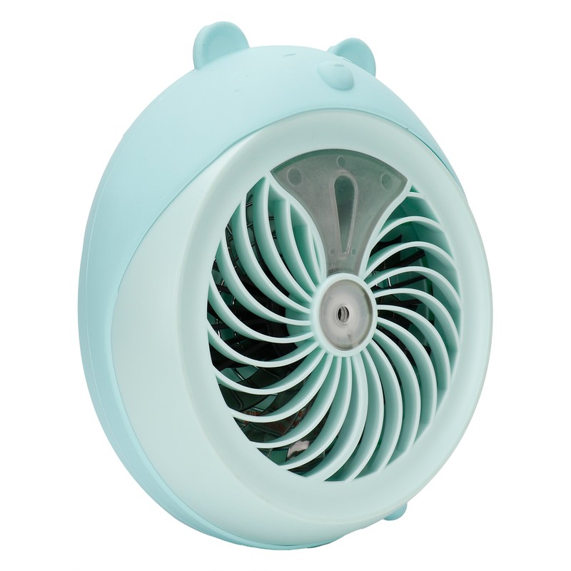 Cute Desktop Mini Fan Portable Humidifying Mist Spray Fan for