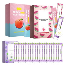 60PCS Travel Size Mouthwash,Portable Mini Mouthwash,Long-Lasting Freshness Travel Mouth Wash for Oral Care A23