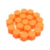 uxcell 20pcs 17mm Rubber Car Wheel Tire Tyre Nut Screw
