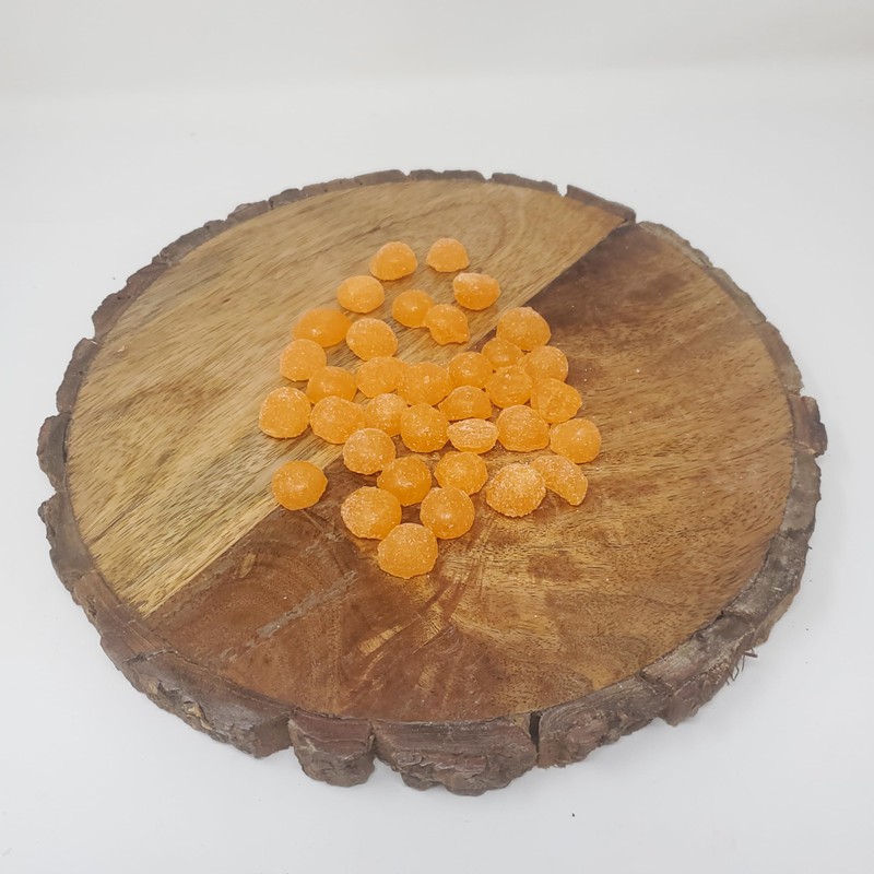 Sour Tangerine Kettle-Cooked Hard Candy Drops, 3 Pack of 4.5