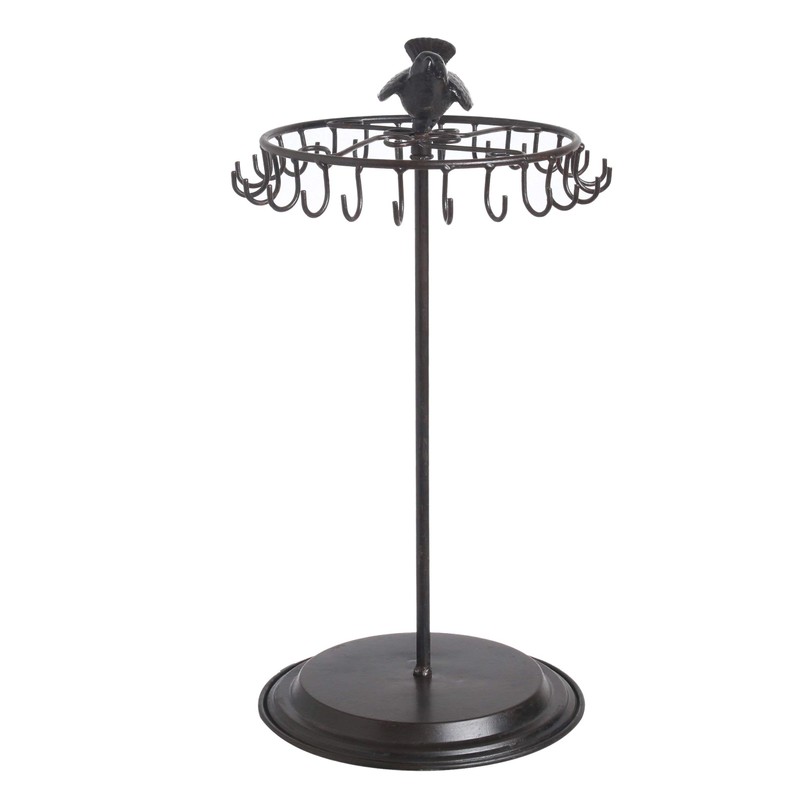 Bird Rotating Necklace Holder Bracelet Stand/Jewelry Organizer/Jewelry Tree,Bronze