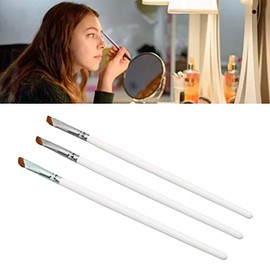 Pincel Delineador de Ojos, 3 uds. Pincel Delineador de Ojos en ángulo Ultrafino Inclinado Cómodo Agarre
