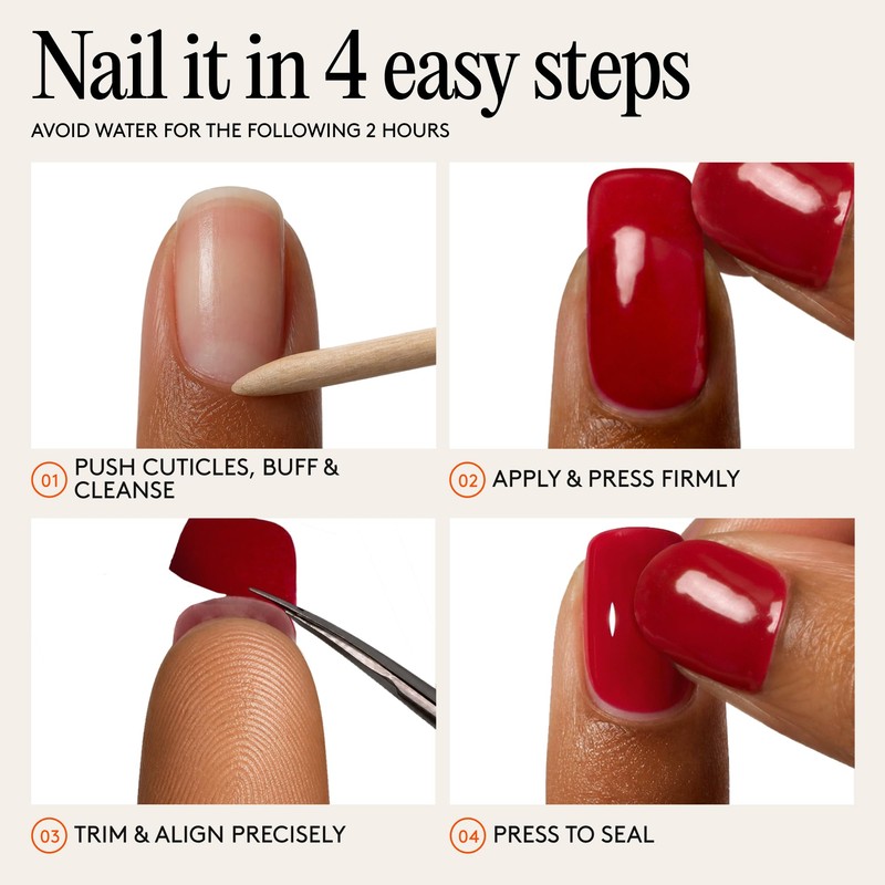 Mylee Gel Nail Wraps [Out & About] - 20 Pre-Cured