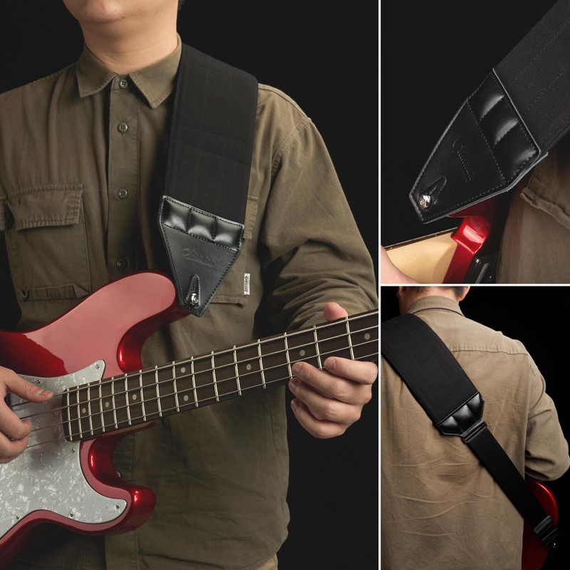 Amumu AIRAFT Bass & Guitar Strap 4" Ultra Wide -