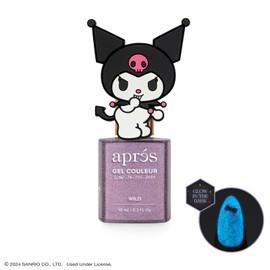 APRÉS x Kuromi™ Flash Glitter Gel Color Nail Polish (Wild, 10ml)