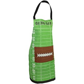 Boston International Cotton Kitchen Apron, One Size, Football Fever