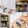 Tea Coffee Bag Storage Box with Lid and 4 Removable