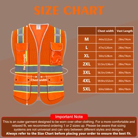 Rhino Hit High Visibility Safety Vest - Reflective Breathable Mesh with 9 Pockets, Front Zipper for Men & Women - Meets ANSI/ISEA Standards