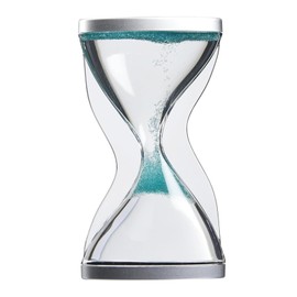 Upward Sand Timer Hourglass, 10 Minutes Sandglass Timer Sand Clock for Kids Games Classroom Kitchen Home Office Decoration, L69 x B29 x H153 mm (Green)