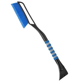 AstroAI AstroAI 27"Snow Brush and Ice Scrapers for Car Windshield, Detachable Snow Scrapers with Ergonomic Foam Grip for Cars, Trucks, SUVs (Heavy Duty ABS, PVC Brush, Blue)