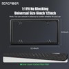 DCRCFIBER Real Carbon Fiber License Plate Frame, 100% Pure Carbon