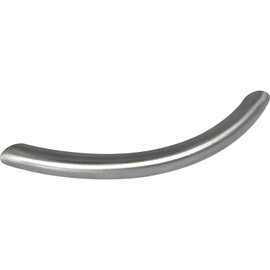 ALLES IM GRIFF Kreios LA Furniture Handle 96 mm Width 112 mm Brushed Stainless Steel