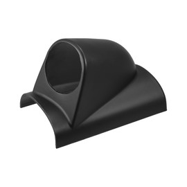 X AUTOHAUX Black Universal Gauge Mount Pod 60mm Single Hole Heavy Type Racing Sport Meter Gauge Pillar Mount Pod Holder Left