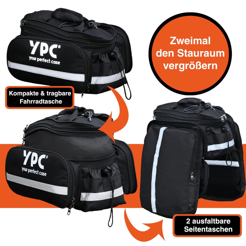 YPC Converter Bicycle Bag for Pannier Rack L - Pannier