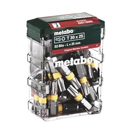 Metabo Bit Box T30, SP - 626716000 - For Precise Screwing - 25 Pieces