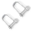 6mm Flat Shackles Stainless Steel A4-Marine Grade (316) - for