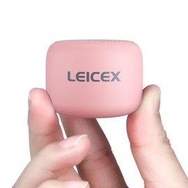 LEICEX Tiny Speaker,Mini Bluetooth Speaker Wireless Support TWS Stereo Sound,Hands Free Call.Portable for Travel, and a Great Gift for Your Mobile Phone.(Pink