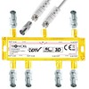 TronicXL 4K 6-Way Antenna Splitter 3D HD Suitable IEC Splitter