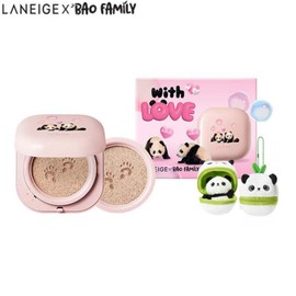 LANEIGE Neo Cushion Glow Double Special Set 3items [LANEIGE X BAO FAMILY], Shade:21N Beige