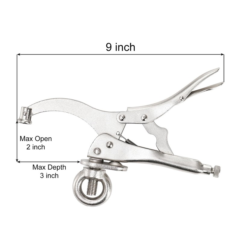Elsjoy 2 Pack 9 inch Drill Press Clamp, Drill Press